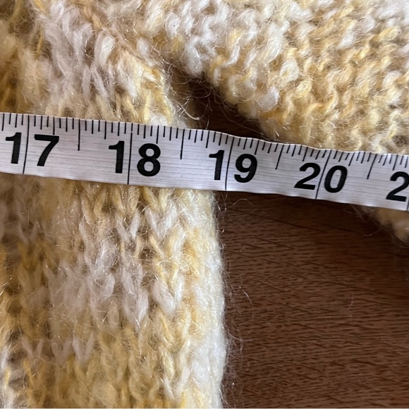 Rodebjer Yellow Mohair Pom Pom Sweater size small - Picture 5 of 9